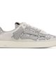 AMIRI AMIRI Gray & Silver Glitter Pacific Bones Sneakers - 1