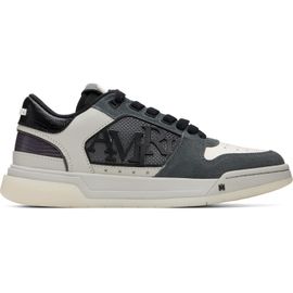 AMIRI AMIRI Gray & White Pebbled Classic Low Sneakers