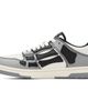 AMIRI AMIRI Gray & White Varsity Skel-Top Low Sneakers - 3