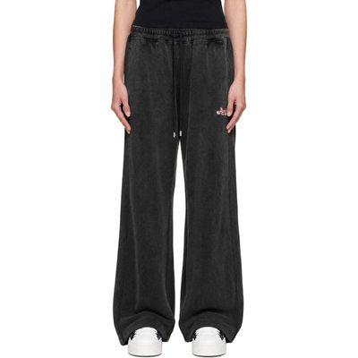 AMIRI AMIRI Gray Heart Sweatpants