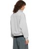 AMIRI AMIRI Gray 'Hopes & Dreams' Half Zip Crew Sweater - 3