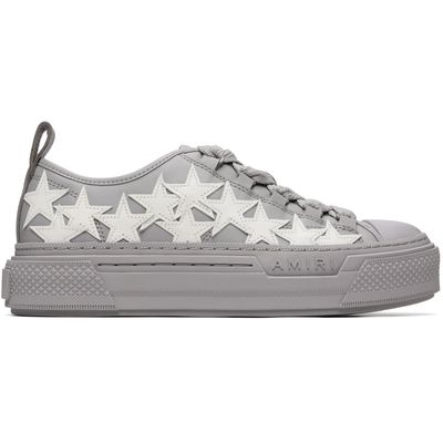 AMIRI AMIRI Gray Stars Court Low Sneakers