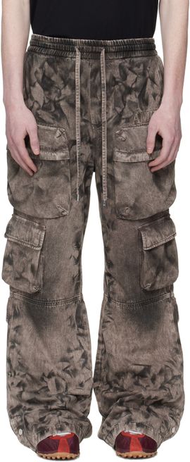 AMIRI AMIRI Gray Washed Cargo Jeans