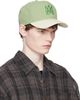 AMIRI AMIRI Green Two Tone Crystal MA Cap - 2