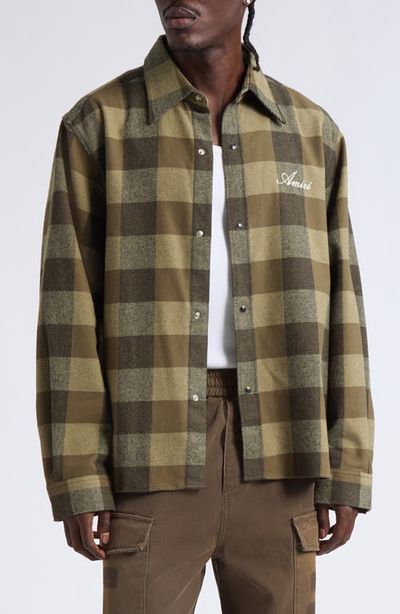 AMIRI AMIRI Heavy Cotton Flannel Shirt