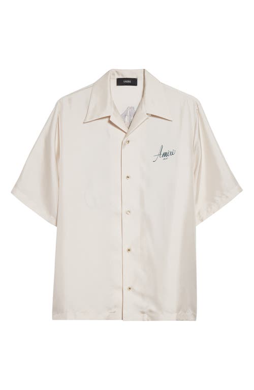 AMIRI AMIRI Hotel Silk Bowling Shirt