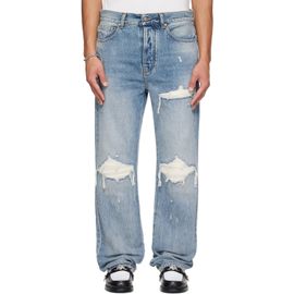 AMIRI AMIRI Indigo Suede Straight MX1 Jeans