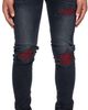 AMIRI AMIRI Indigo Ultrasuede MX1 Jeans - 1