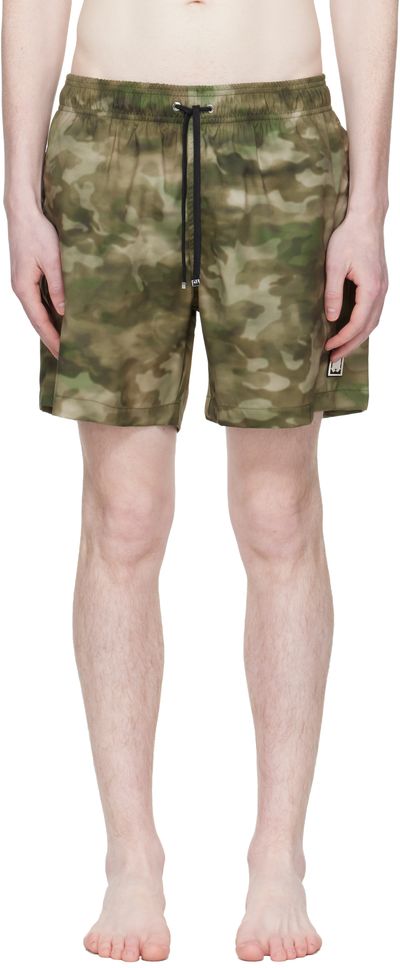 AMIRI AMIRI Kahki Camo MA Swim Shorts