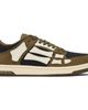 AMIRI AMIRI Khaki & Black Skel Top Low Sneakers - 1