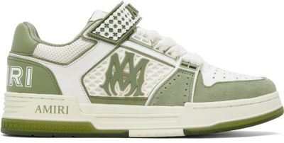 AMIRI AMIRI Khaki & White MA Skyline Sneakers