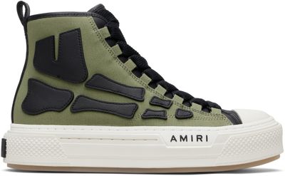 AMIRI AMIRI Khaki Skel Court Hi Sneakers