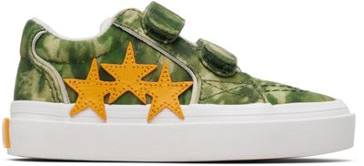 AMIRI AMIRI Kids Khaki Camo Sunset Skate Sneakers