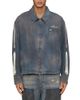 Amiri amiri Logo Denim Cotton Bones Jacket - 1