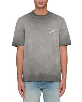 Amiri amiri Logo Patch Crewneck Cotton T-Shirt