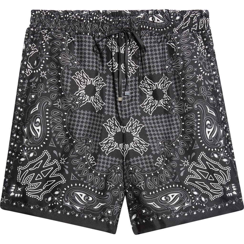 AMIRI AMIRI MA Check Silk Shorts