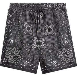 AMIRI AMIRI MA Check Silk Shorts