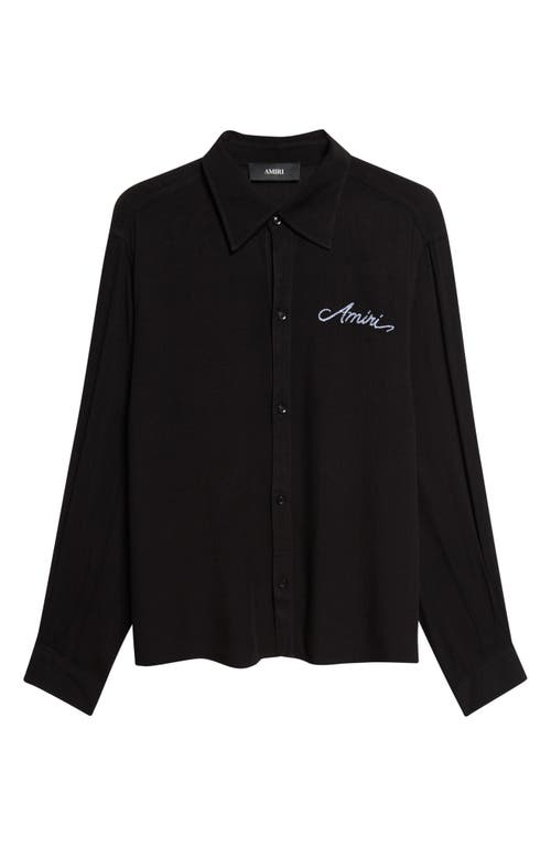 AMIRI AMIRI MA Check Viscose Button-Up Shirt