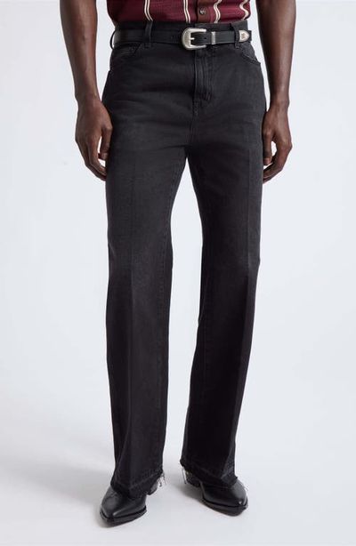AMIRI AMIRI MA Fit Raw Hem Bootcut Jeans