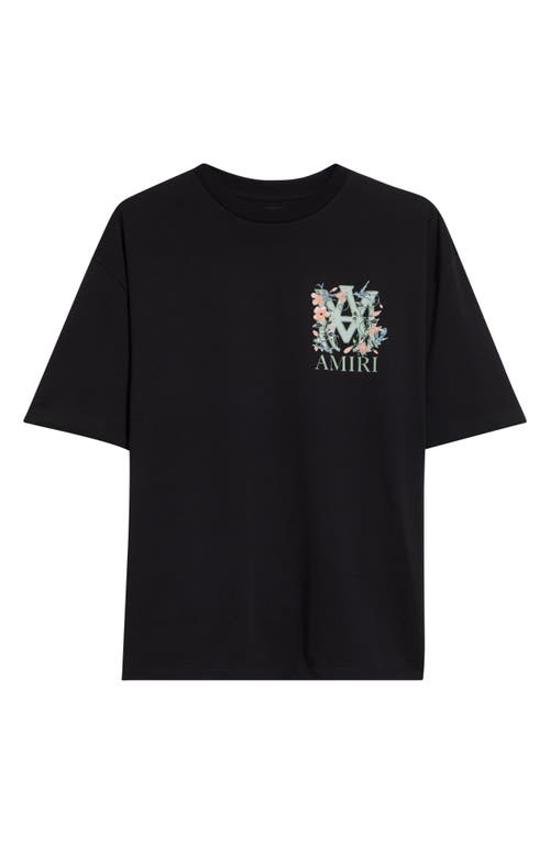 AMIRI AMIRI MA Floral Oversize Graphic T-Shirt