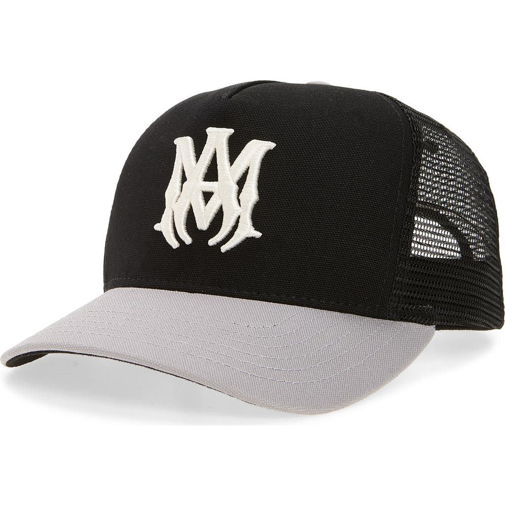 AMIRI - MA Outline Embroidered Canvas Trucker Hat