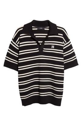 AMIRI AMIRI MA Stripe Polo Sweater