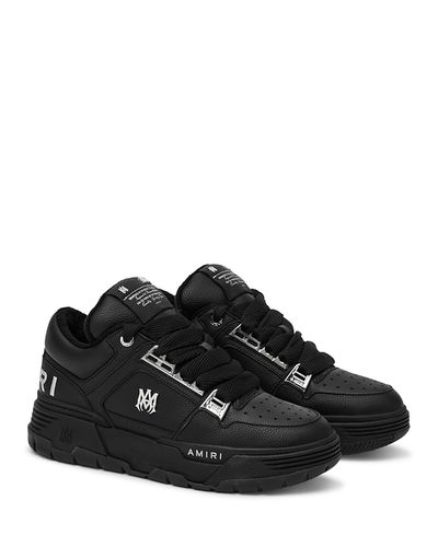 Amiri Amiri Men's Metallic Ma-1 Leather Low Top Sneakers
