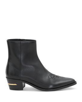 Amiri Amiri Men's Pointed Toe Leather Western Boots