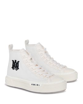 Amiri Amiri Men's Skel Court Hi Canvas Sneakers