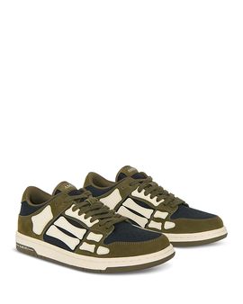 Amiri Amiri Men's Skel Top Low Leather Sneakers