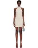 AMIRI AMIRI Multicolor MA Striped Halter Minidress - 1