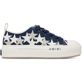 AMIRI AMIRI Navy & White Stars Court Low Sneakers