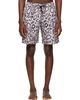 AMIRI AMIRI Off-White & Black Snake Swim Shorts - 1