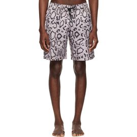 AMIRI AMIRI Off-White & Black Snake Swim Shorts