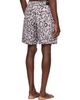 AMIRI AMIRI Off-White & Black Snake Swim Shorts - 3