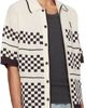 AMIRI AMIRI Off-White & Brown Checkered Mesh Shirt - 2