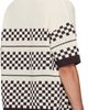 AMIRI AMIRI Off-White & Brown Checkered Mesh Shirt - 3