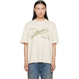 AMIRI AMIRI Off-White 'Amiri Quality Goods' Oversized T-shirt