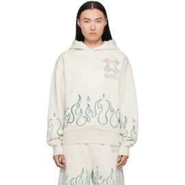 AMIRI AMIRI Off-White MA Quad Flames Oversized Hoodie
