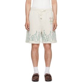 AMIRI AMIRI Off-White MA Quad Flames Sweat Shorts