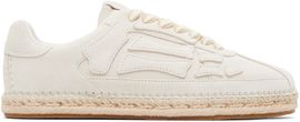 AMIRI AMIRI Off-White Pacific Bones Espadrilles