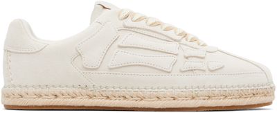 AMIRI AMIRI Off-White Pacific Bones Espadrilles
