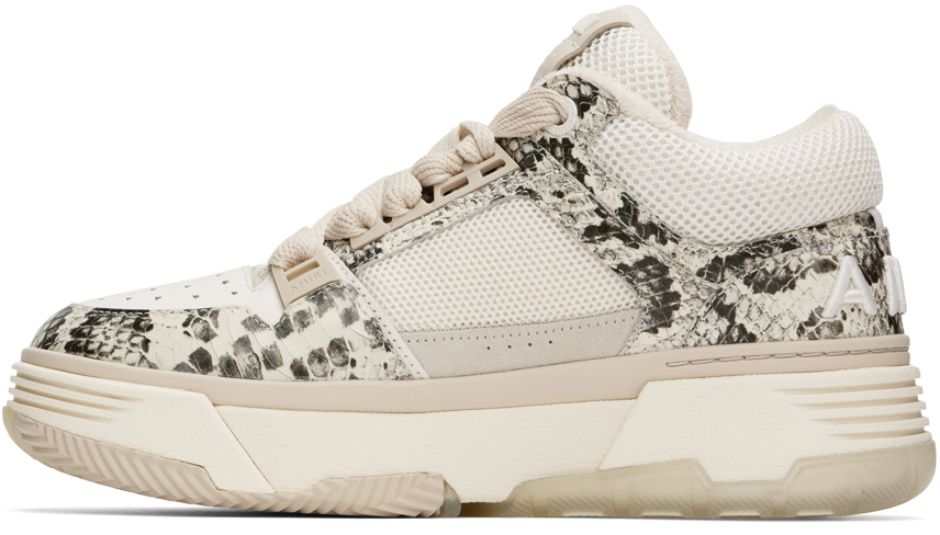 off white snake print sneakers