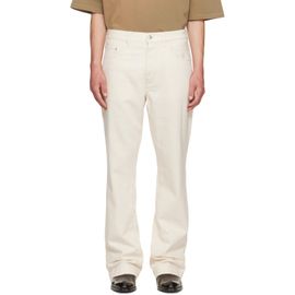 AMIRI AMIRI Off-White Straight Flare Jeans