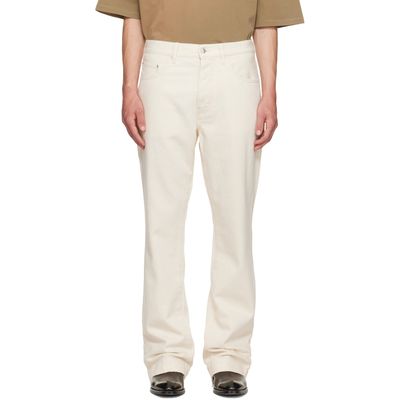 AMIRI AMIRI Off-White Straight Flare Jeans