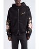 AMIRI AMIRI Oversize Crystal Embellished Floral Zip Hoodie - 1