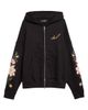 AMIRI AMIRI Oversize Crystal Embellished Floral Zip Hoodie - 5