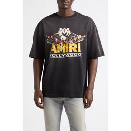 AMIRI AMIRI Oversize Eagle Hollywood Skate Graphic T-Shirt