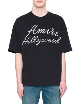 Amiri amiri Oversized Fit Hollywood Script Tee