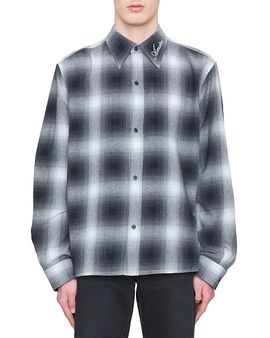 Amiri amiri Oversized Fit Long Sleeve Flannel Shirt